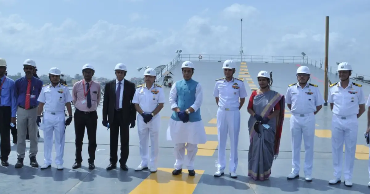 Indigenous Aircraft Carrier commissioning to be befitting tribute to 75 years of India's independence, says Rajnath